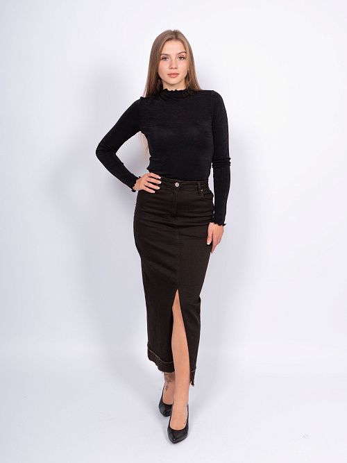 248013 Юбка женская хаки MIRA MIA 