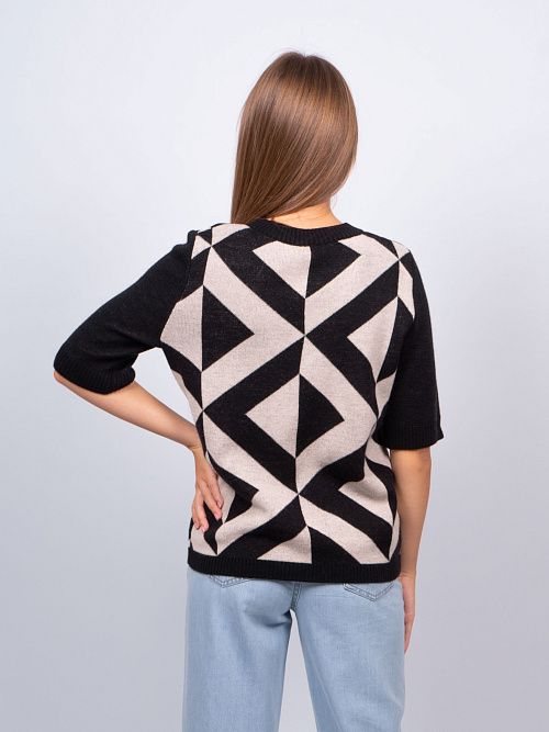 EB30098 Джемпер женский черный VERY NEAT 