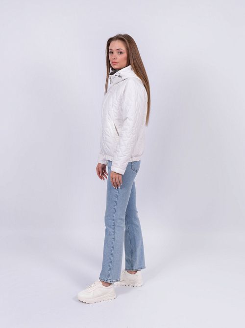 5216-002 Куртка женская белый ICEBEAR 