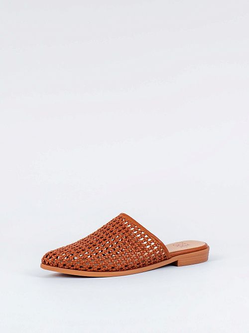 XUS-51272-1W-PU Сабо женские коричневый Madella 