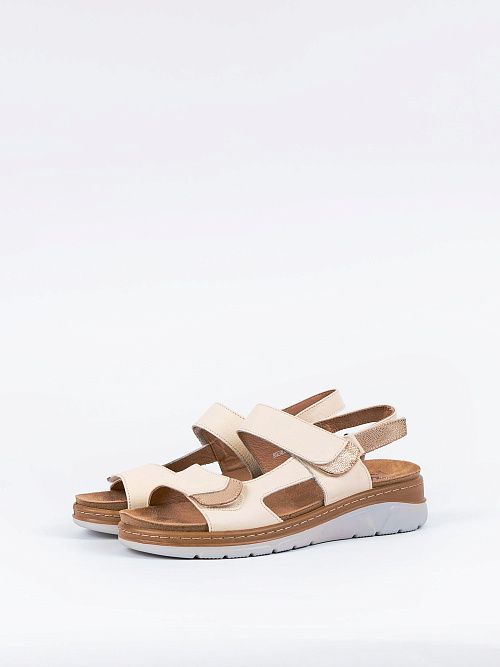 RU24007-1 Сандалии женские бежевый 365 