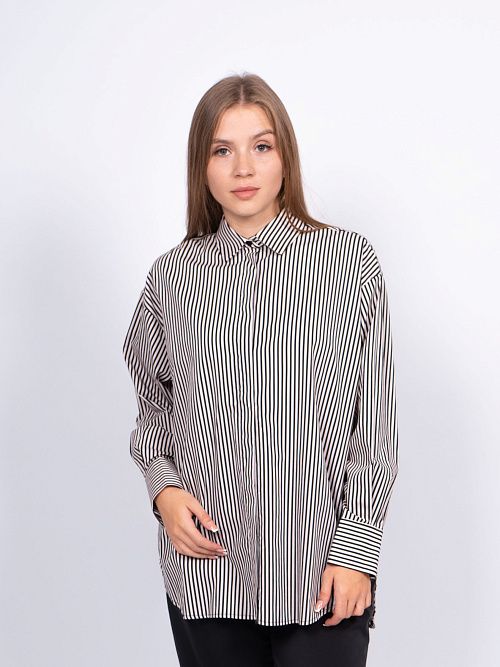 242000 Рубашка женская черный MIRA MIA 