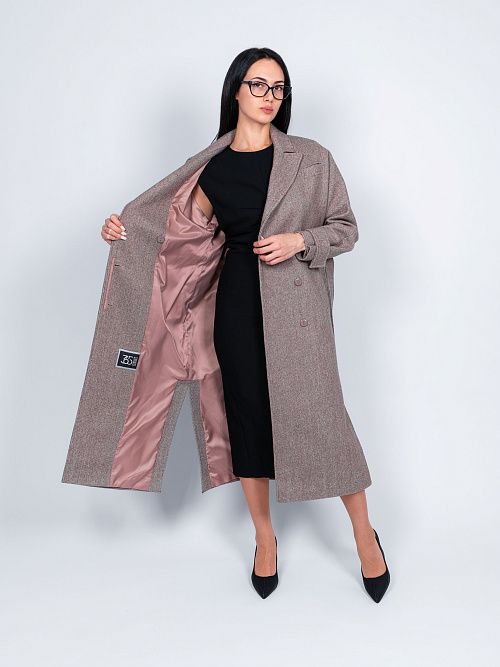 KR-309-STR-6 Пальто женское бежевый 365 