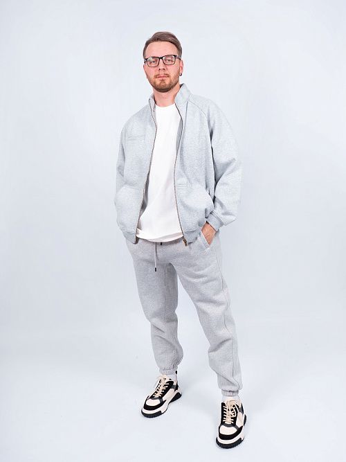 2207 Брюки мужские серый 365 