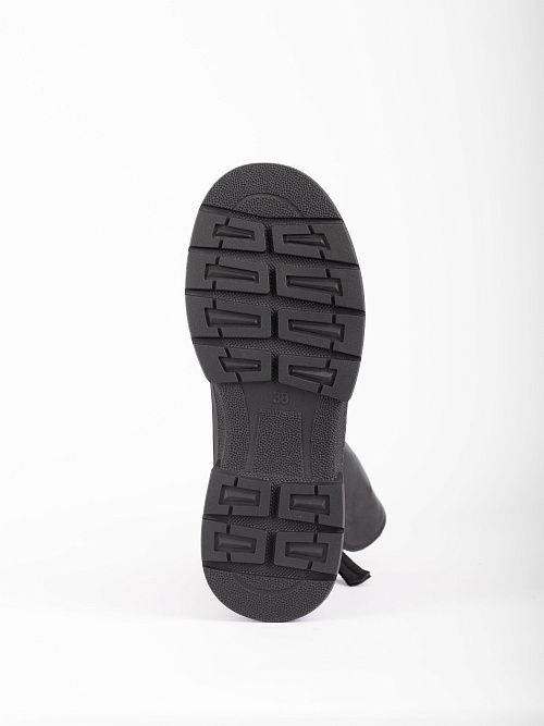 XUS-52480-4A-KW Полусапоги женские натуральная кожа черный Madella 