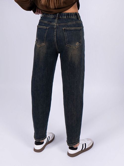 12033 Джинсы женские темно-синие NAVI  