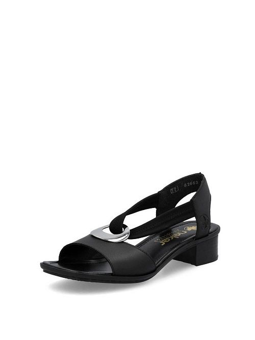 62662/01 Босоножки женские черный Rieker 