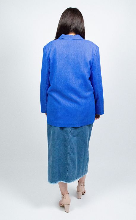 Y239103 Пиджак женский синий MIRA MIA 