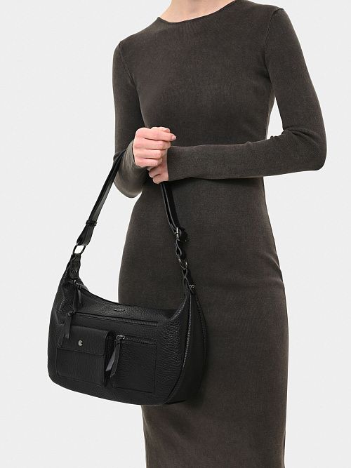 113-125-31-4 Сумка женская черный Portofiano 