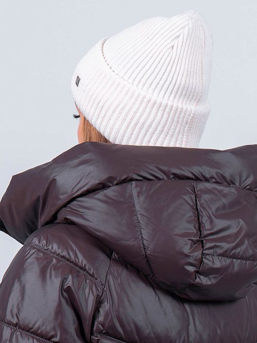 ЗЕТА Шапка женская белый MISKORKI 