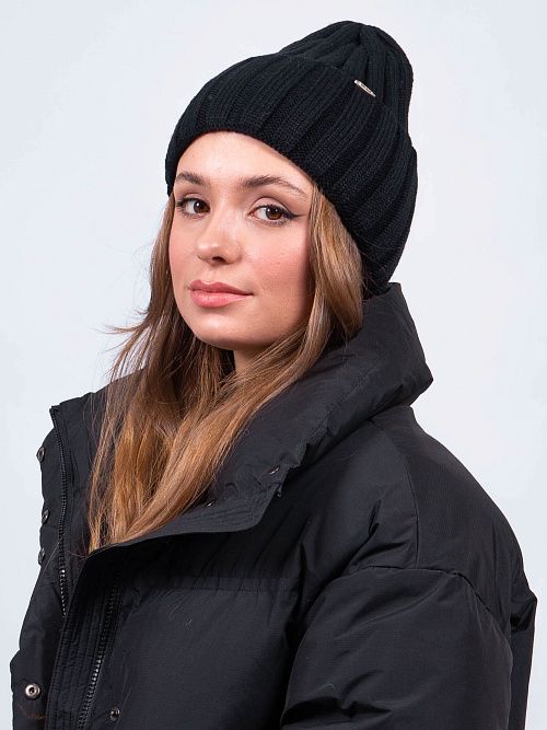 МЕНДИ Шапка женская черный ELITE LINE 