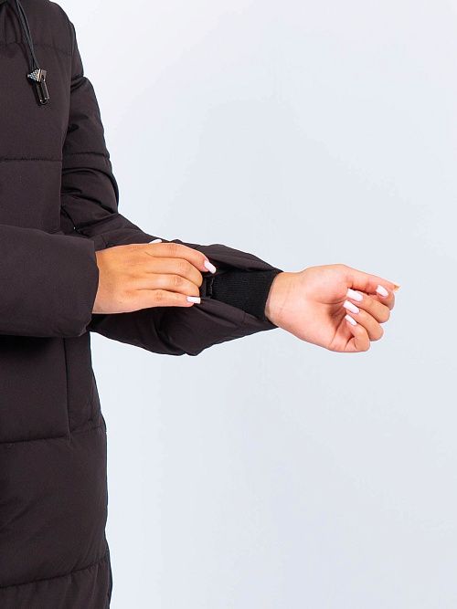 GWD4692I-G901 Пальто женское черный ICEbear 