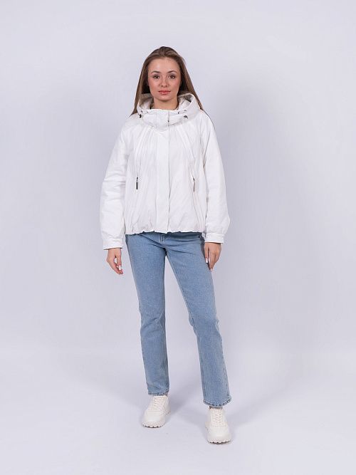 5001-002 Куртка женская белый ICEBEAR 