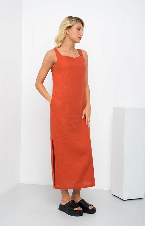 03380AA Платье САНДЕР терракотовый AGENDA 