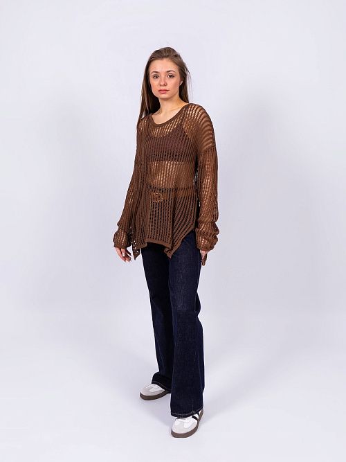 3510 Джемпер женский коричневый NAVI  