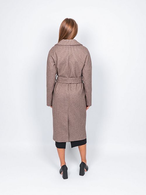 KR-227B/2-м.звезда Пальто женское коричневый 365 
