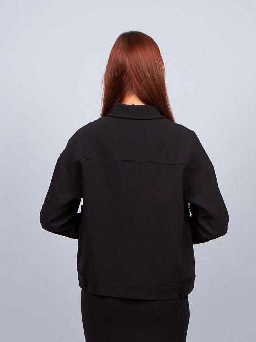 241008 Жакет женский черный MIRA MIA 