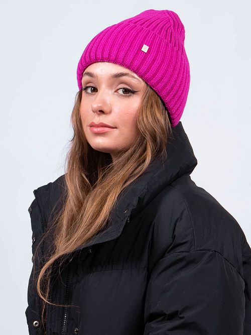 НЕЛЛИ Шапка женская фуксия ELITE LINE 