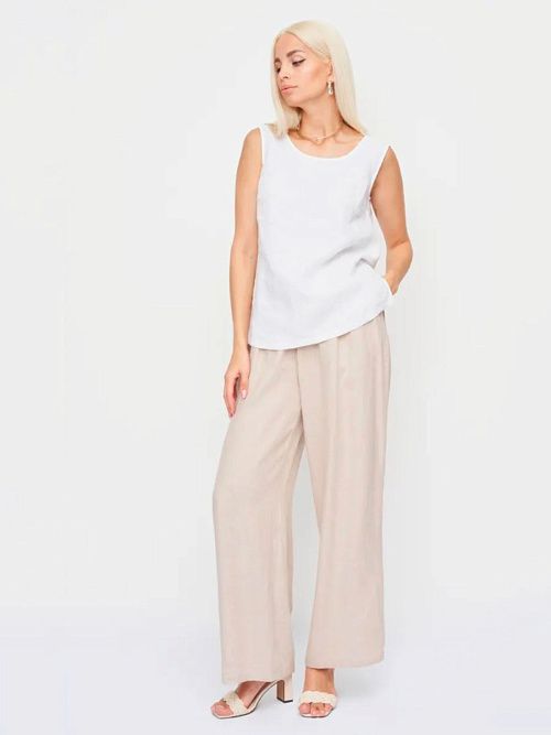 52134-БЛ Блузка женская белый ELECTRA STYLE 