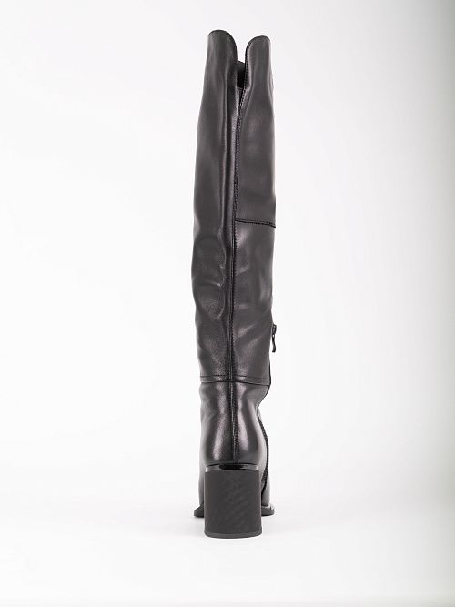 H179B-6117-1BZM Сапоги женские натуральная кожа черный 365 