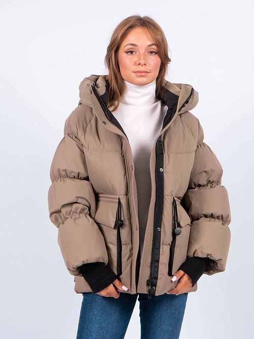 GWD4609I-G260 Куртка женская коричневый ICEbear 