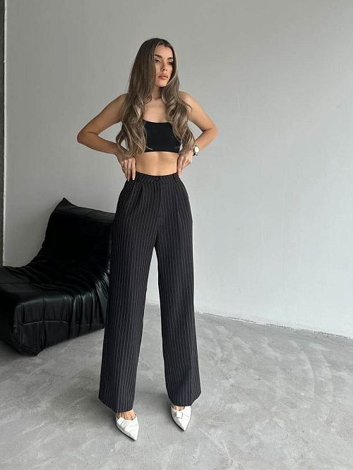 4096 Брюки женские черный GIRL 