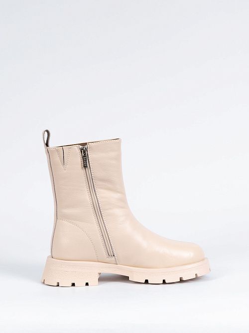 JG008-020 Ботинки женские молочный Baden 