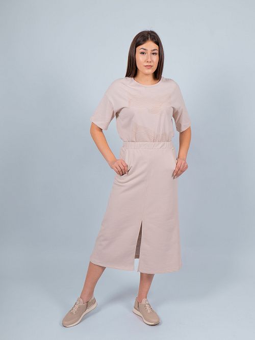 ЕВТ7010 Юбка женская бежевый VERY NEAT 