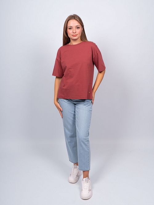 EB3102/23 Футболка женская шоколадный VERY NEAT 