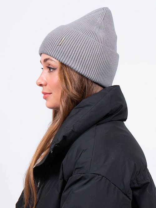 ЛЭВЭЛ Шапка женская стальной MISKORKI 