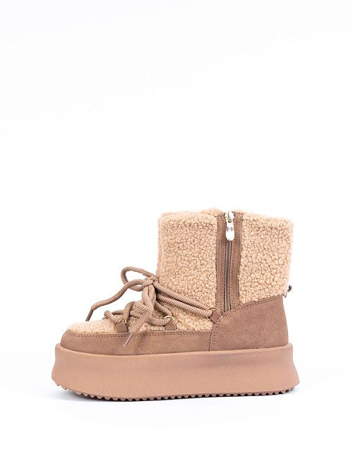 XUS-42370-2D-SW Полусапоги женские темно-бежевый Madella 