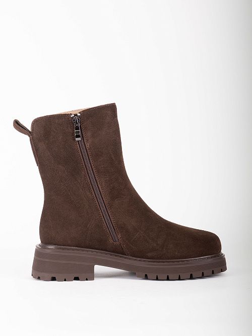 AS738-L5328-ZX170ZM Ботинки женские натуральная кожа коричневый 365 