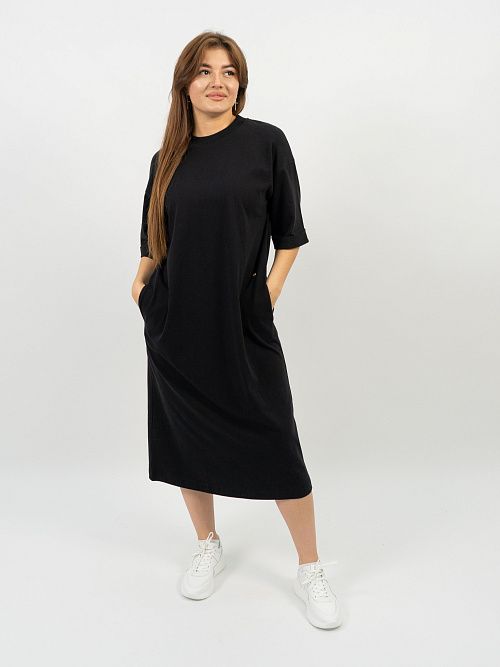 EBT5035 Платье женское черный VERY NEAT 