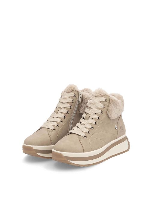 W0961/20 Ботинки женские бежевый Rieker 