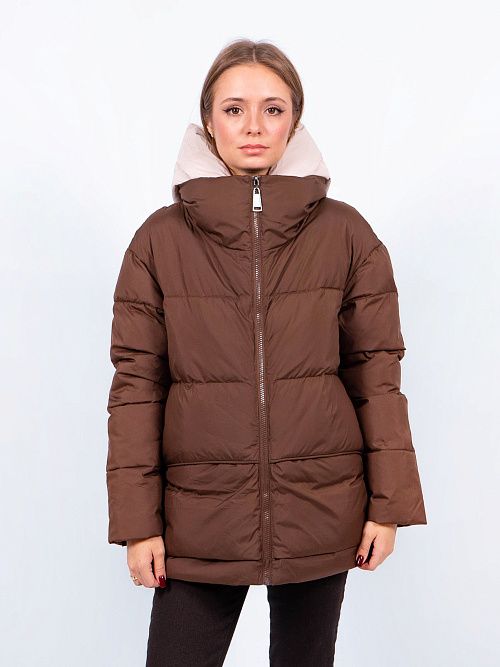 GWD4552I-G169 Куртка женская коричневый ICEbear 