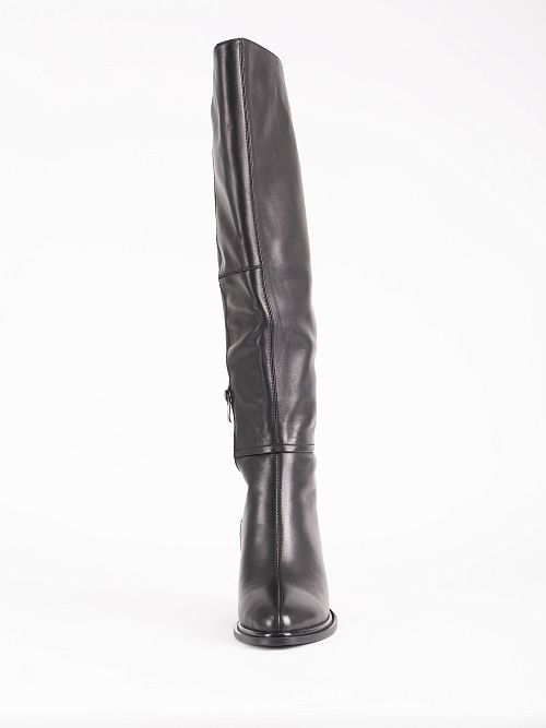 H179B-6117-1BZM Сапоги женские натуральная кожа черный 365 