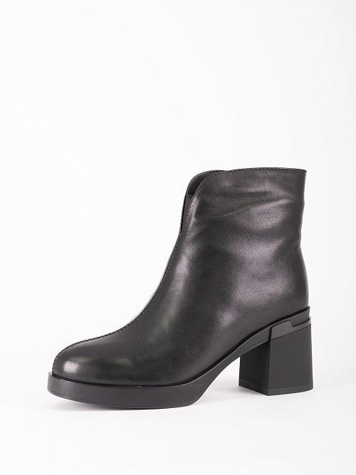 JA147-M381-P1122M Ботинки женские натуральная кожа черный 365 