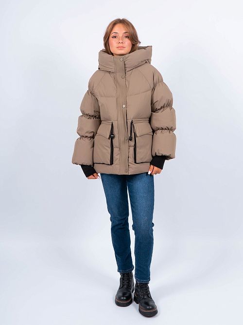 GWD4609I-G260 Куртка женская коричневый ICEbear 