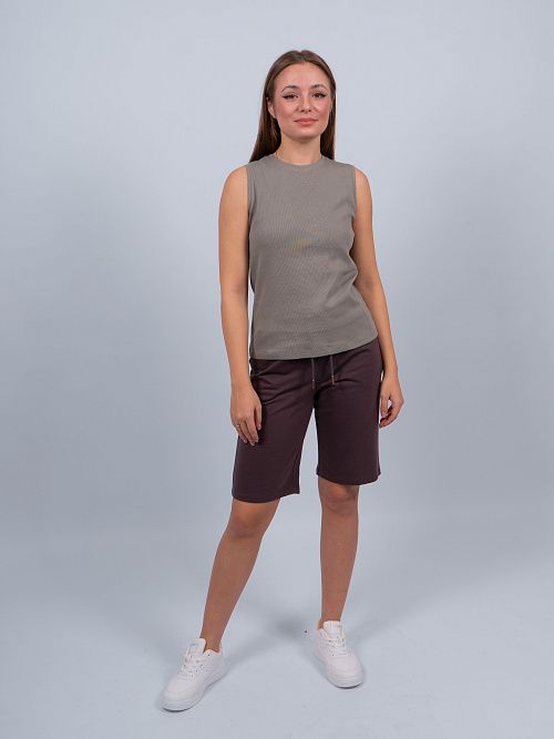 EBT4014 Шорты женские коричневый VERY NEAT 