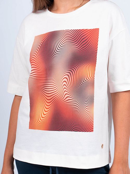 ЕВТ3240/ Футболка женская сливочный VERY NEAT 