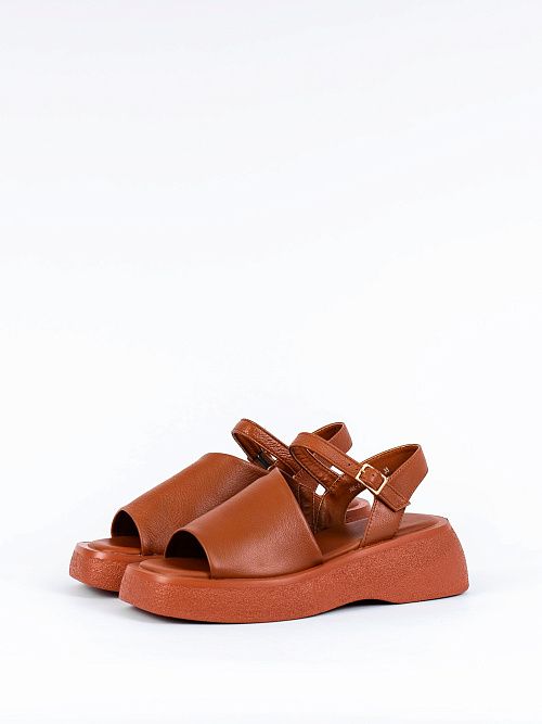 XMK-51764-1H-KP Босоножки женские коричневый Madella 