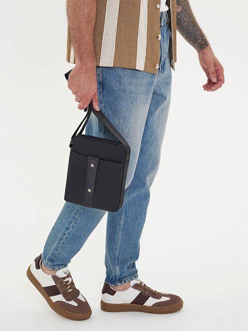 114-223-31-4 Сумка мужская черный Portofiano 