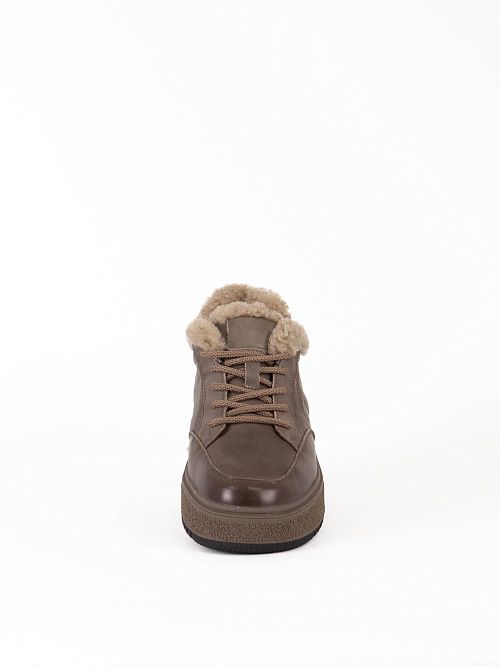 DBY-RA011-002-2M Полуботинки женские натуральная кожа коричневый 365 