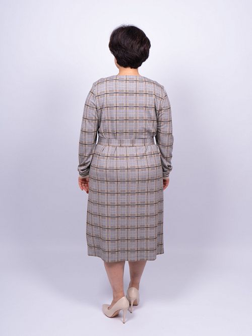 L232-1329-1-67/0794 Платье женское серый LADY SHARM 