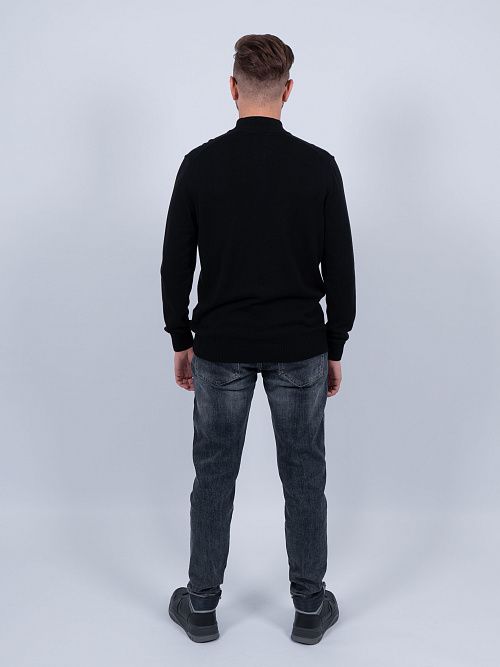 823-0609.O019.Y001.L.S0401 Джемпер мужской черный LUXOR 