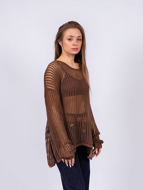 3510 Джемпер женский коричневый NAVI  
