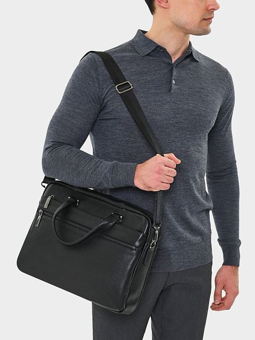 113-426-11-4 Портфель мужской черный 365 