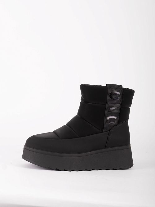 XLN-52208-2A-TW Дутики женские натуральная кожа черный Madella 