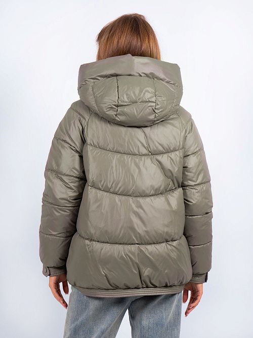 GWD4667I-G686 Куртка женская зеленый ICEbear 