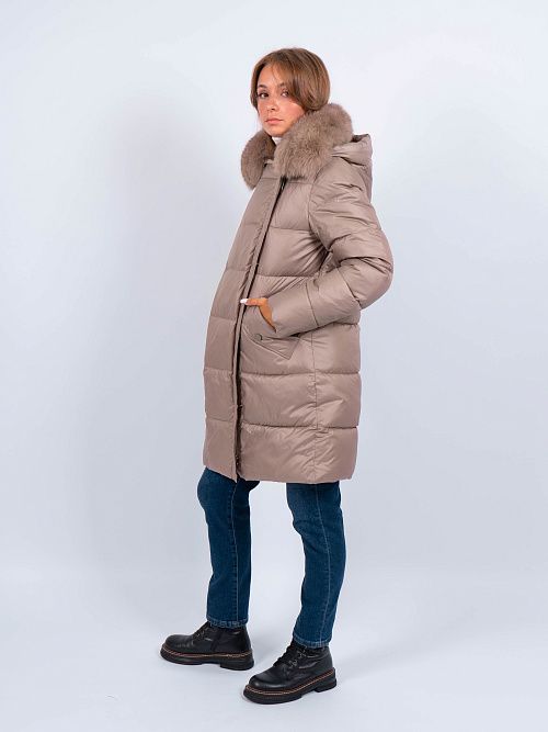 GWD4622I-G170 Куртка женское молочный ICEbear 